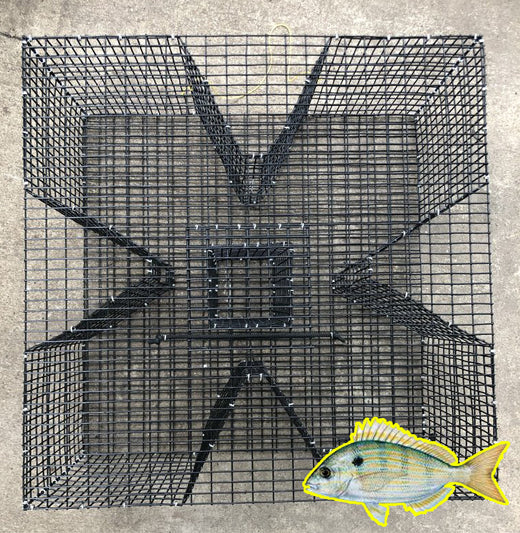 Z-Bait Fish Trap - PREMIUM QUAILITY (Pinfish Trap, Perch Trap, Bream Trap)