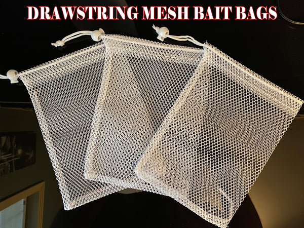 Drawstring Mesh Bait Bags (3 - pack) - Reel Texas Outdoors