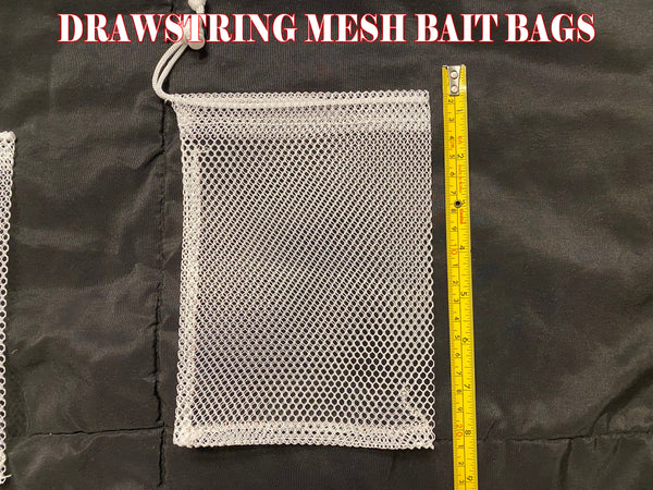 Drawstring Mesh Bait Bags (3 - pack) - Reel Texas Outdoors