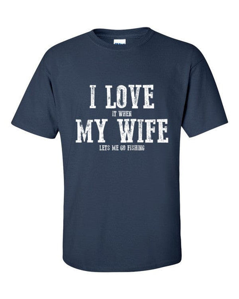 I Love My Wife Short Sleeve Men's T-Shirt